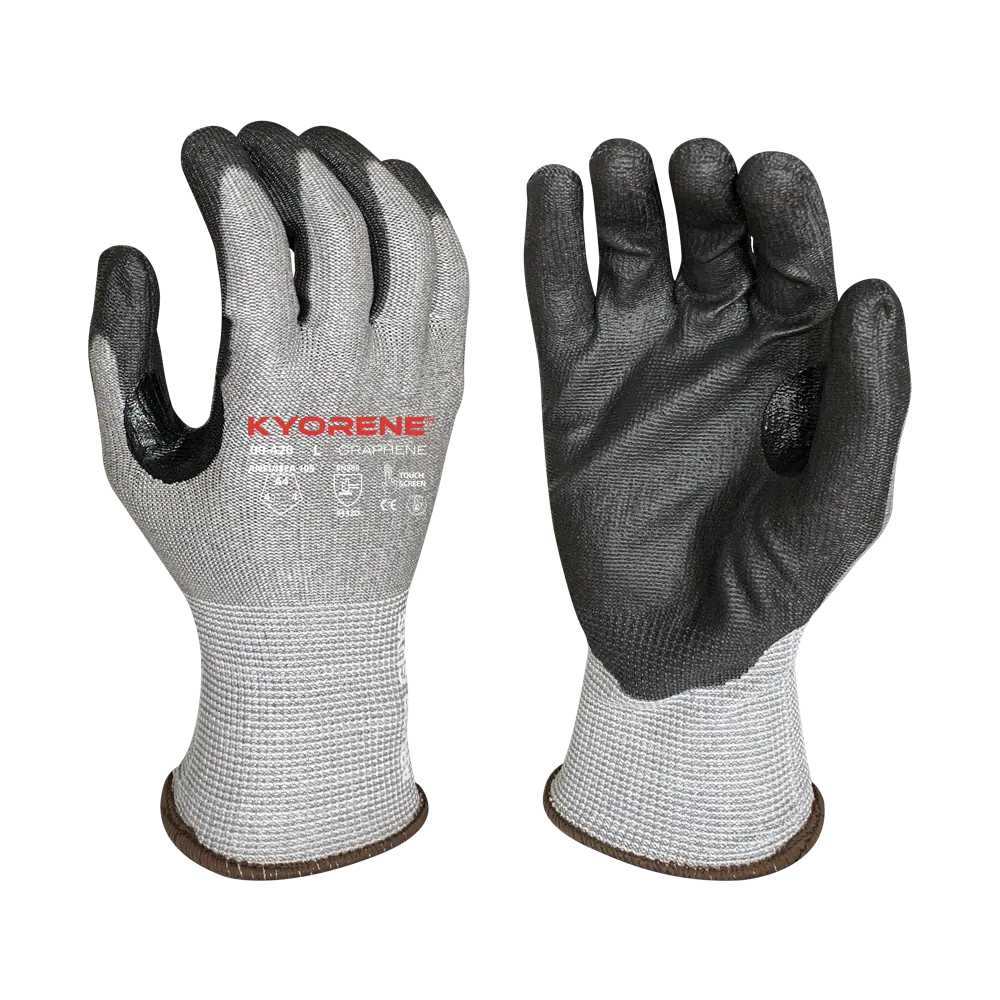 Armor Guys 00-420-L 13g Gray Kyorene® Graphene A4 Cut-Resistant Gloves - L