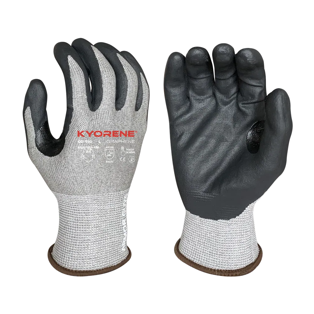 Armor Guys 00-450-L 13g Gray Kyorene® Graphene A4 Cut-Resistant Gloves - L
