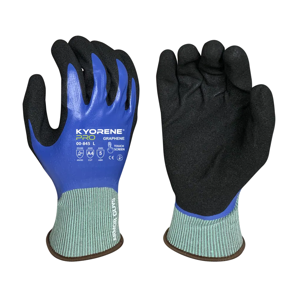 Armor Guys 00-845-M 18g Gray Kyorene® Pro Graphene A4 Cut-Resistant Gloves - M